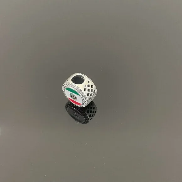 Pandora Mexico Flag Charm Flag Bead Charm Travel Charm - Picture 6 of 8